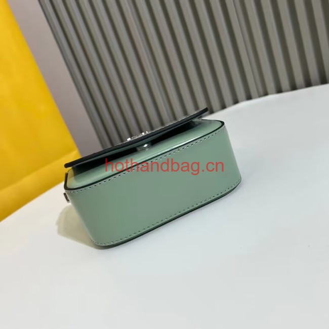 Fendi mini smooth leather bag F1089 green