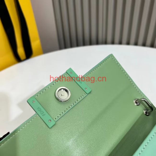 Fendi Baguette leather bag F1531 green