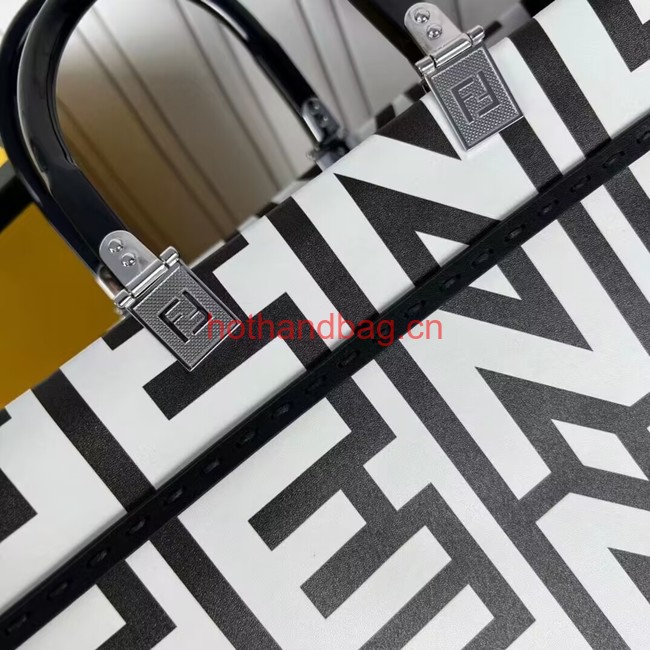 Fendi Sunshine Medium Shopper F1614 black&white