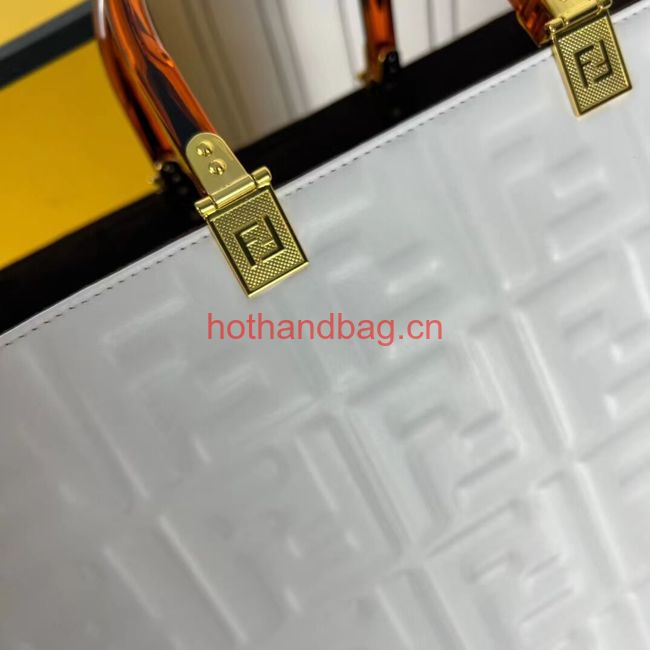 Fendi Sunshine Medium Shopper F1614 white