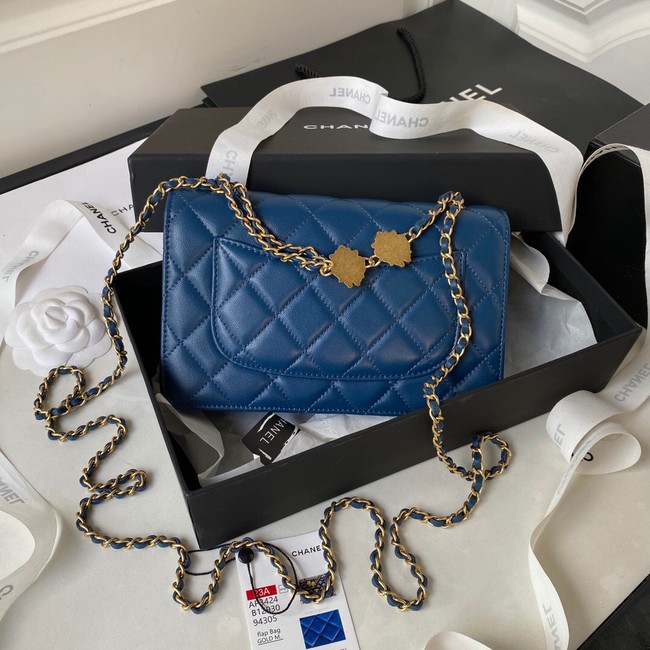 Chanel MINI FLAP BAG AP3424 blue