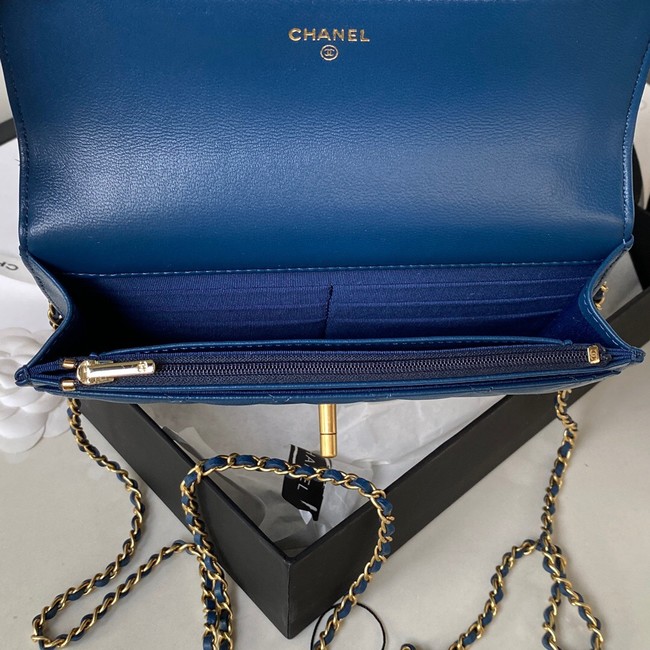 Chanel MINI FLAP BAG AP3424 blue