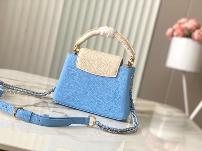 Louis Vuitton Capucines Mini M22375 Provence Blue