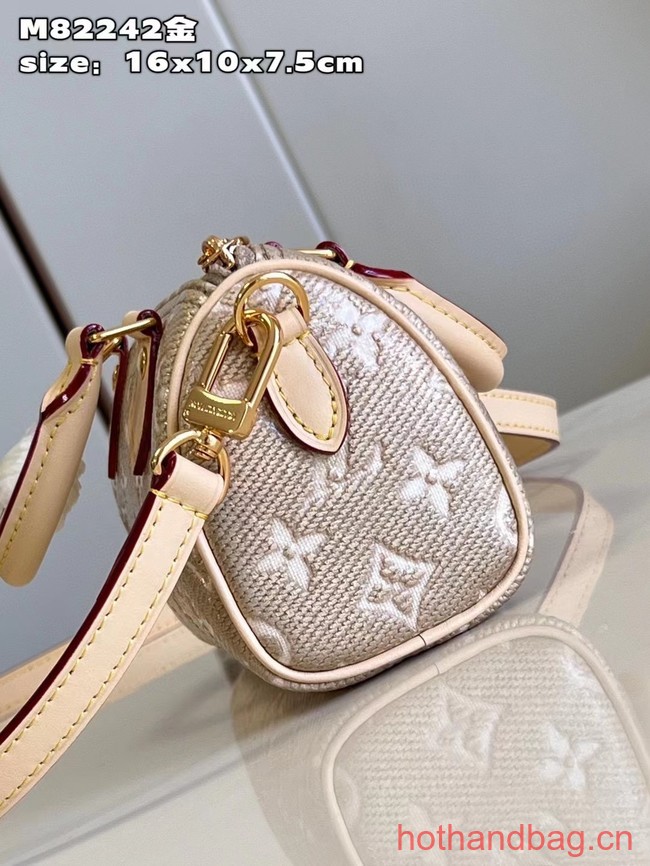 Louis Vuitton Nano Speedy M82242 Beige