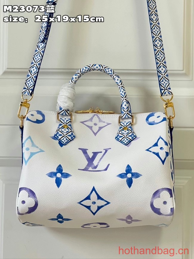 Louis Vuitton Speedy Bandouliere 25 M23073 BLUE