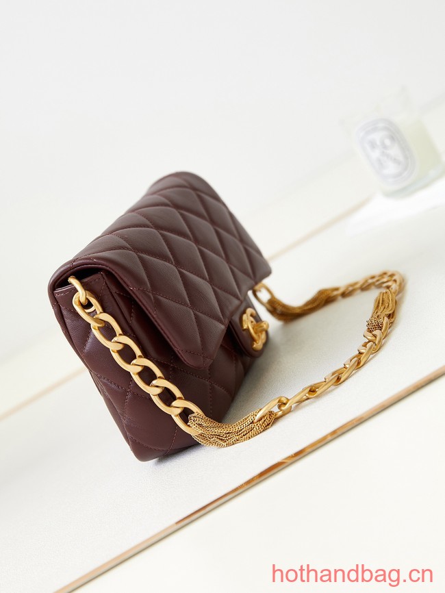 Chanel SMALL FLAP BAG AS4231 Wine