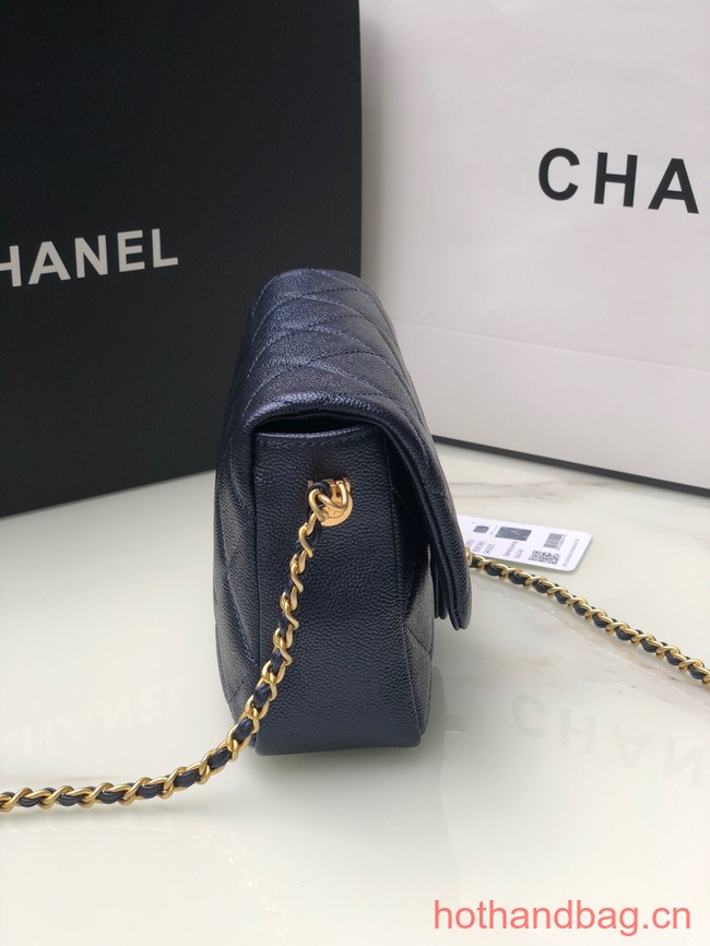 Chanel SMALL FLAP BAG AS2855 black