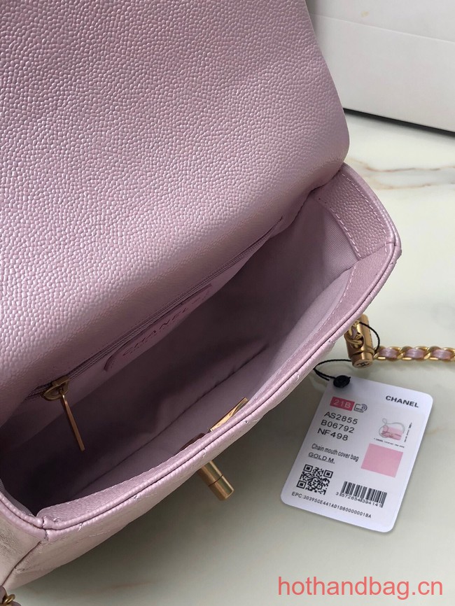 Chanel SMALL FLAP BAG AS2855 pink