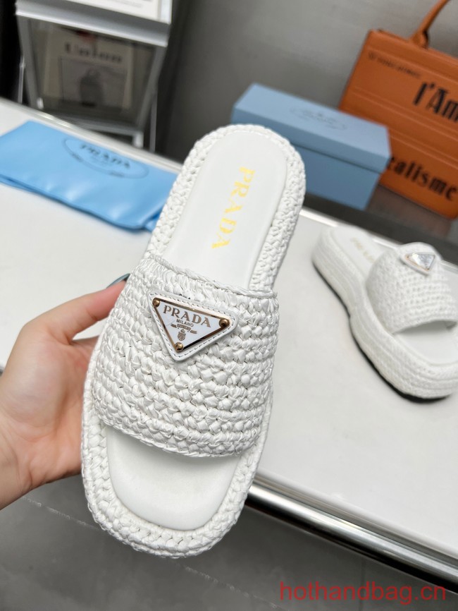 Prada Crochet flatform slides 93590-3