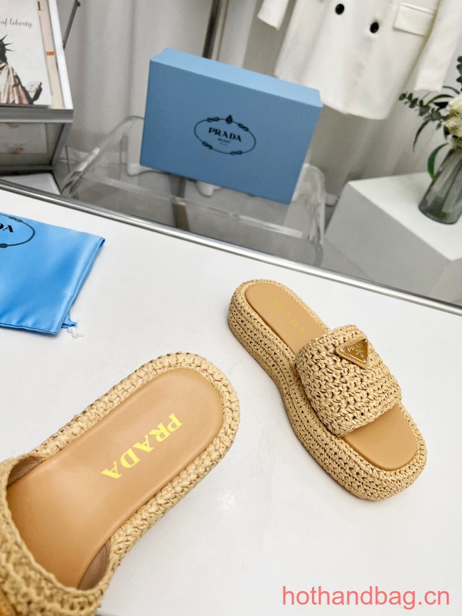 Prada Crochet flatform slides 93590-4