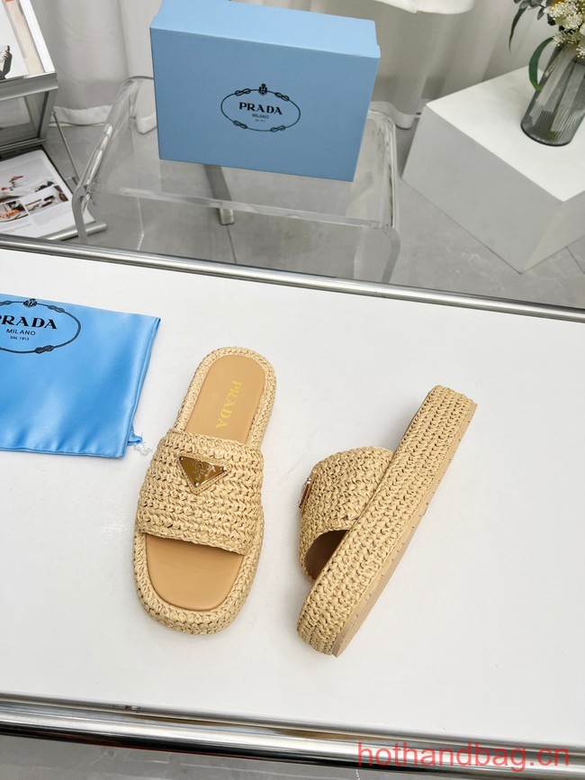 Prada Crochet flatform slides 93590-4