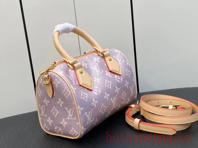 Louis Vuitton Speedy Bandouliere 20 M22849 Monoglam Rose