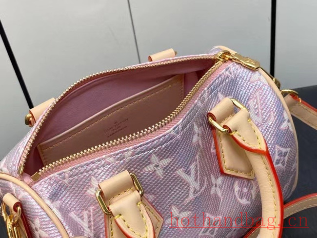 Louis Vuitton Speedy Bandouliere 20 M22849 Monoglam Rose