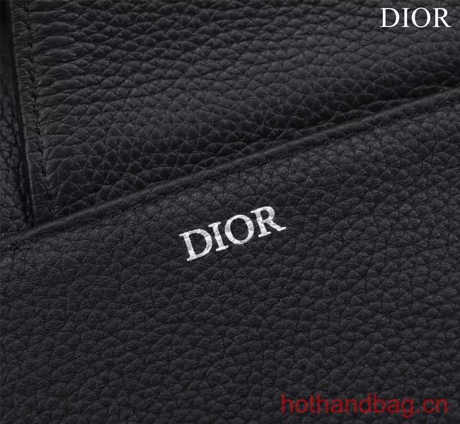 Dior Essentials SADDLE BAG Grained Calfskin 1ADPO093 black