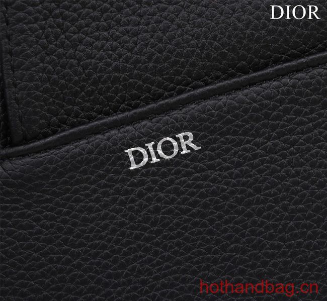 Dior Essentials SADDLE BAG Grained Calfskin 1ADPO093B black&white