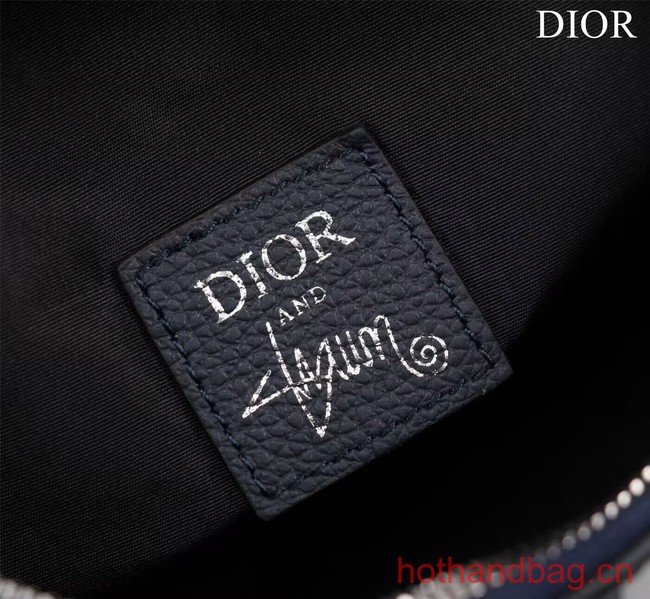 Dior Essentials SADDLE BAG Grained Calfskin 1ADPO093D WHITE