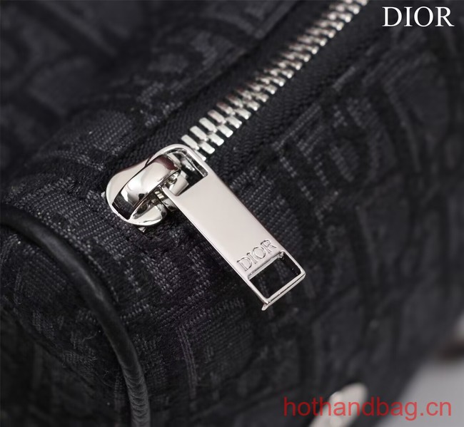 Dior Essentials SADDLE BAG Oblique Jacquard 1ADPO093 black