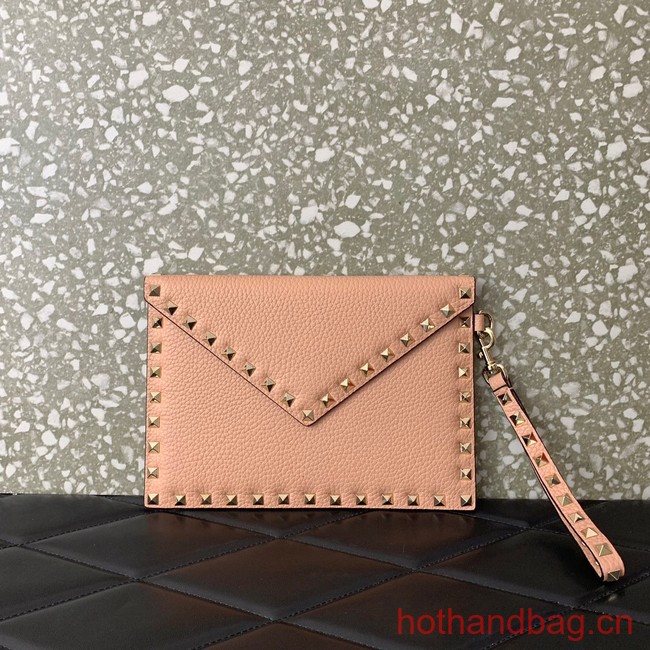 VALENTINO GARAVANI ROCKSTUD Clutch 0P87 pink