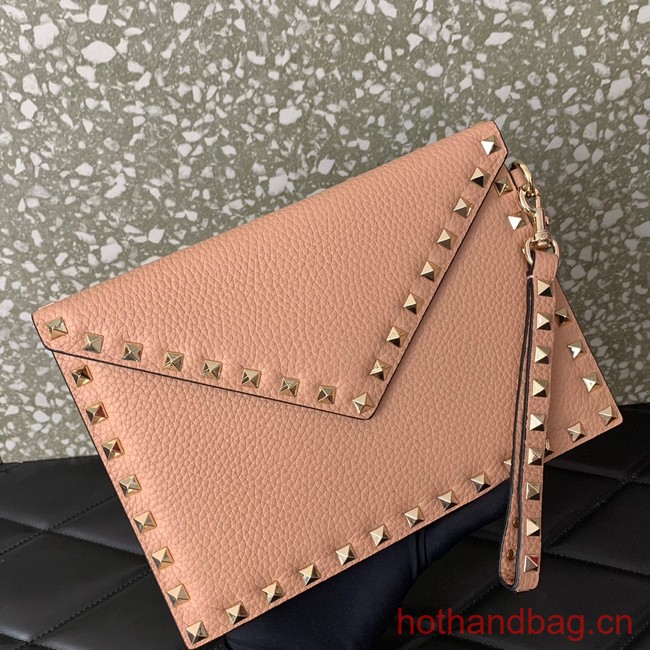 VALENTINO GARAVANI ROCKSTUD Clutch 0P87 pink