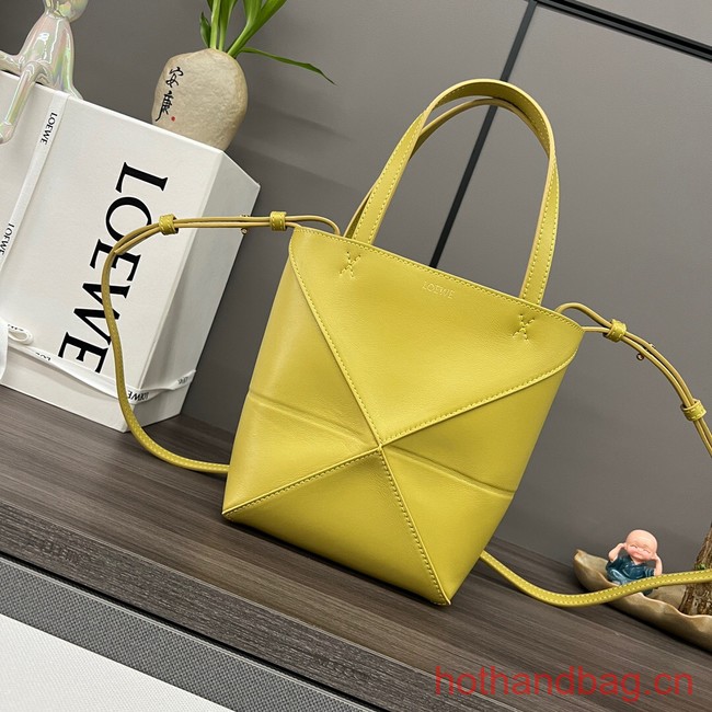 Loewe Original Leather small Shoulder bag 052322 yellow