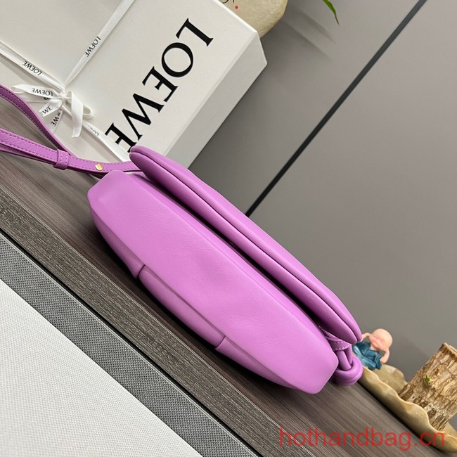 Loewe Original Leather Shoulder bag 062317 Purple