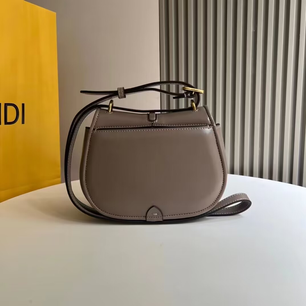 Fendi Cmon Mini leather bag 8BS082 Dove gray 