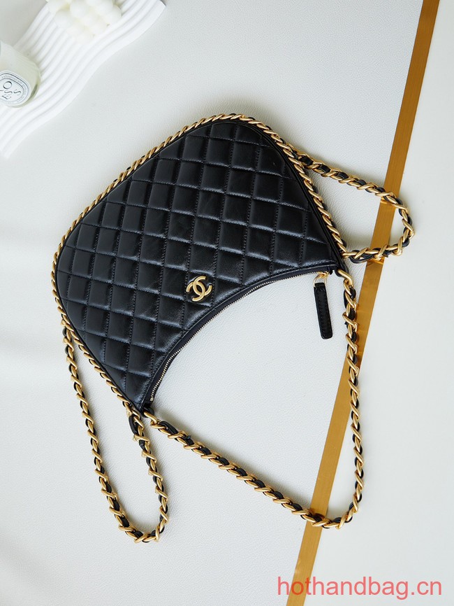 Chanel LARGE HOBO BAG AS4368 black