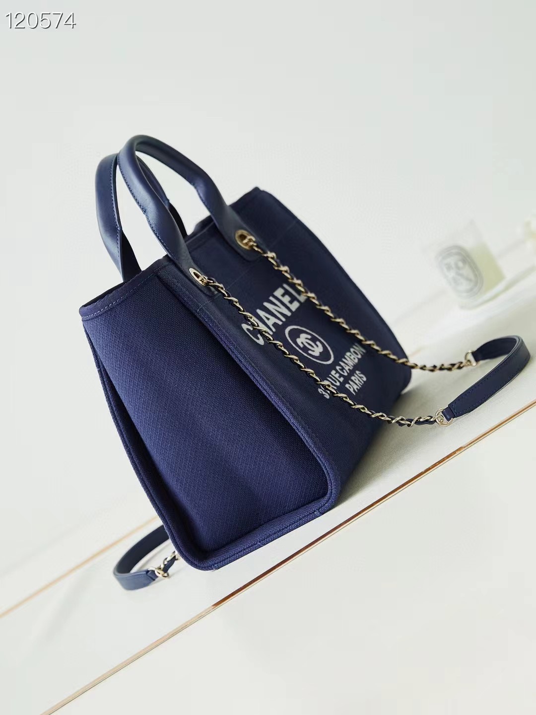 Chanel SHOPPING BAG AS3257 Blue