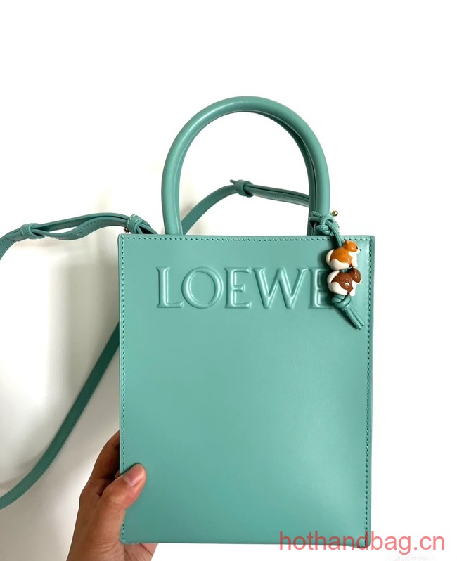 Loewe Original Leather Shoulder Handbag 652307 sky blue