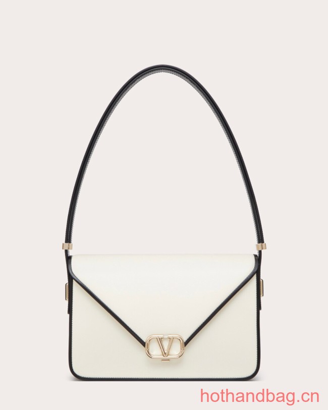 VALENTINO GARAVANI LETTER BAG 0M50 WHITE&BLACK