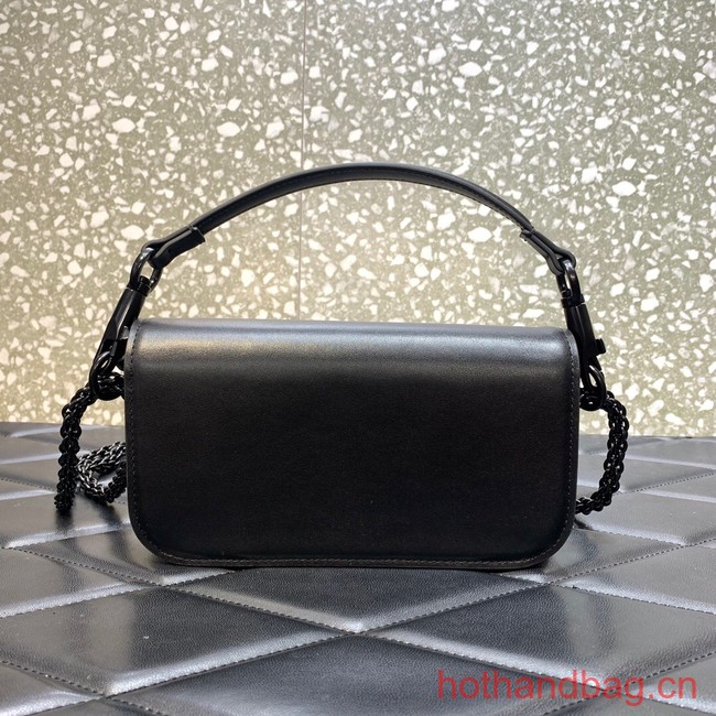 VALENTINO GARAVANI MINI LOCO Calf leather Shoulder Bag 1W2B0G black