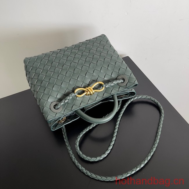 Bottega Veneta Small Andiamo 743568 Dark Green