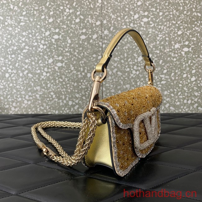 VALENTINO V-logo MINI LOCO bag 5032C gold