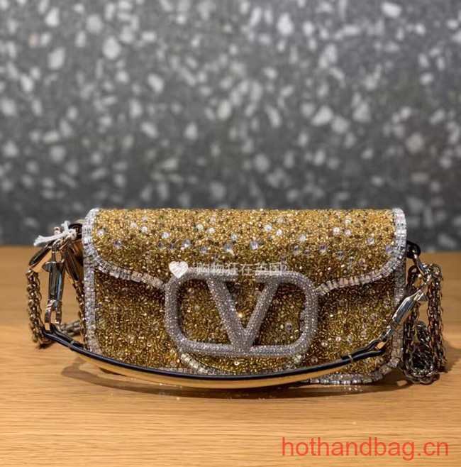 VALENTINO V-logo MINI LOCO bag 5032C gold