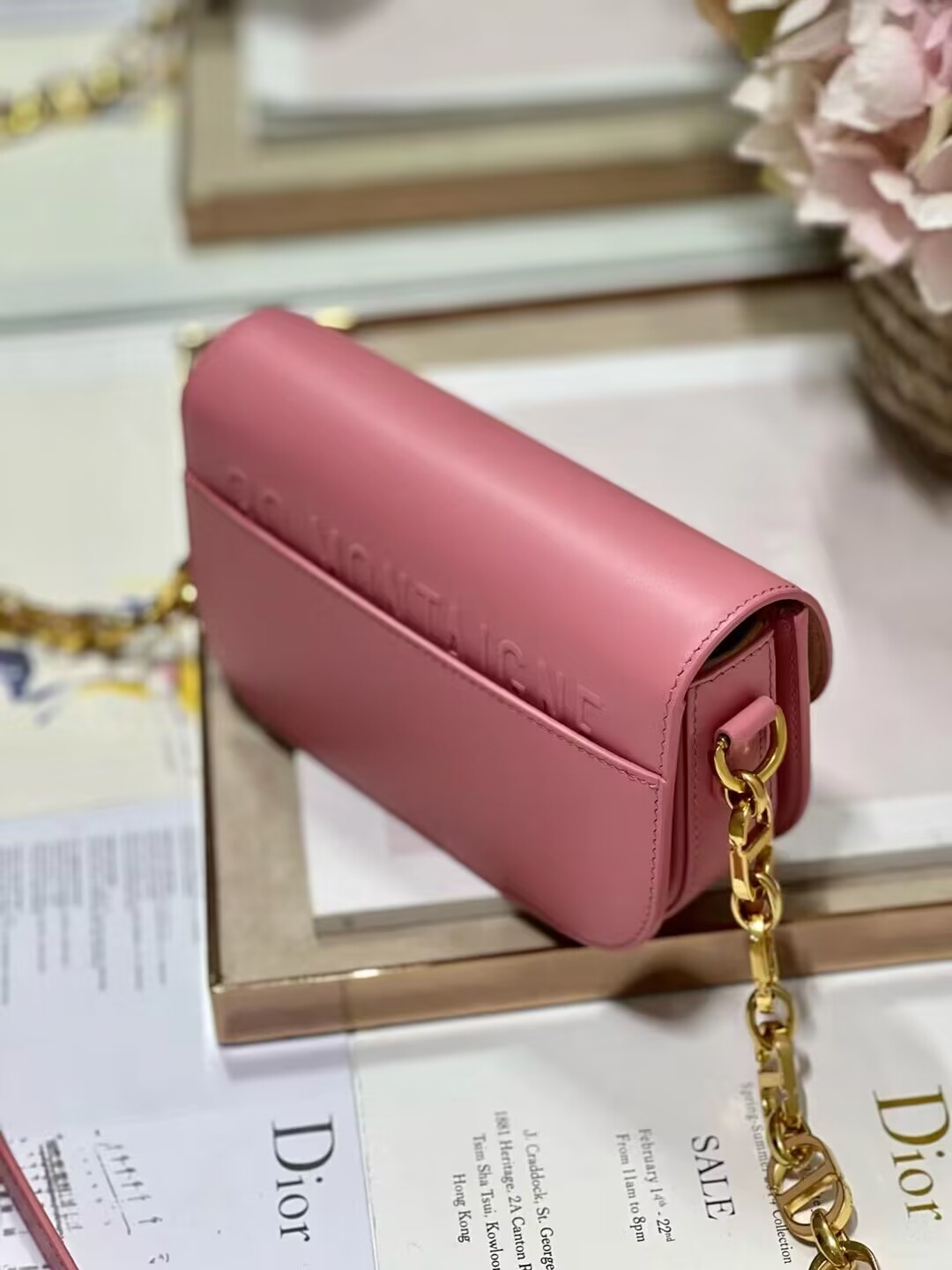 DIOR Box Calfskin M9261U pink