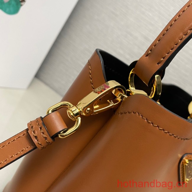 Prada Arque leather mini-bag 1BA373 brown