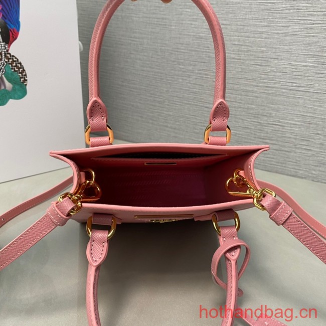 Prada Saffiano leather handbag 1BA358 pink