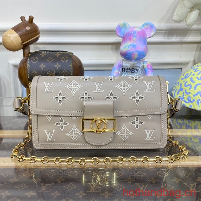 Louis Vuitton Leather DAUPHINE M20730 gray