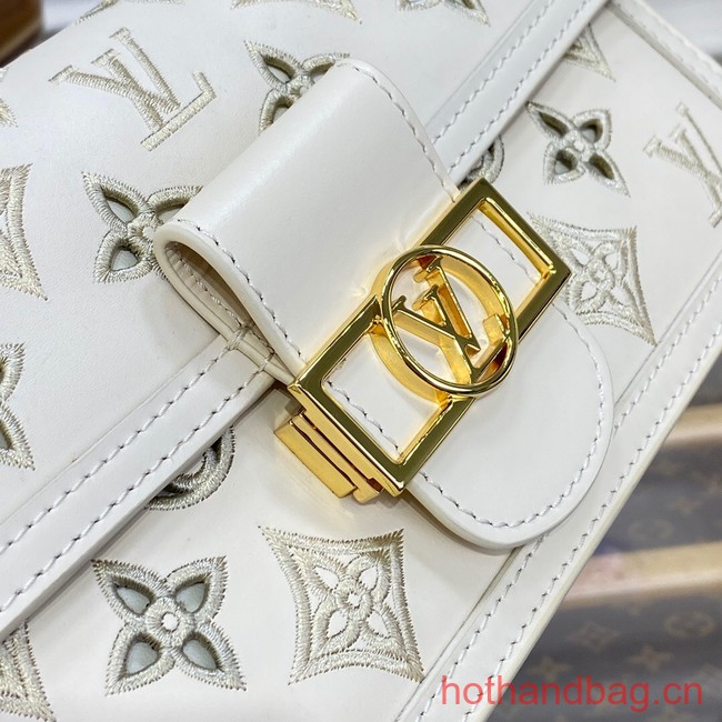 Louis Vuitton Leather DAUPHINE M20730 white