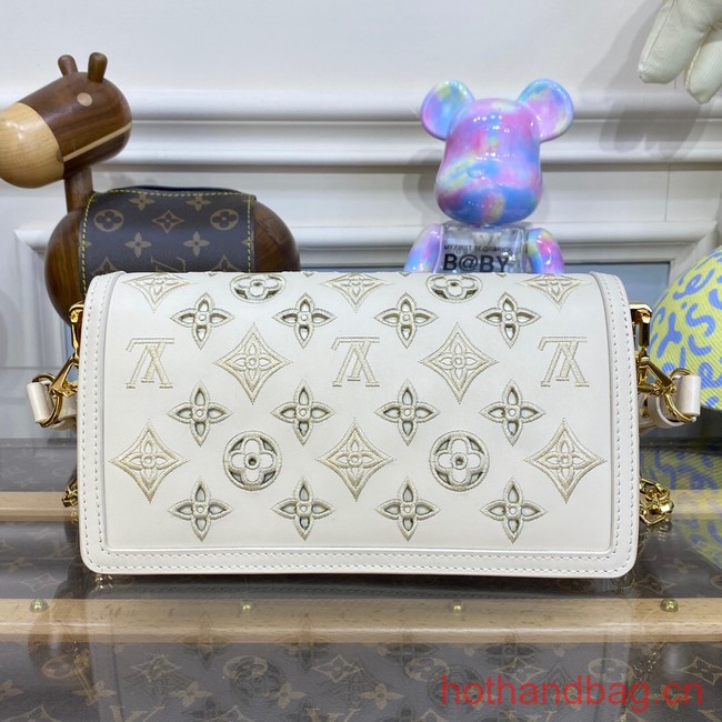 Louis Vuitton Leather DAUPHINE M20730 white