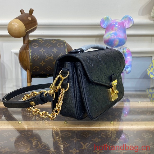 Louis Vuitton Pochette Metis East West M46596 black