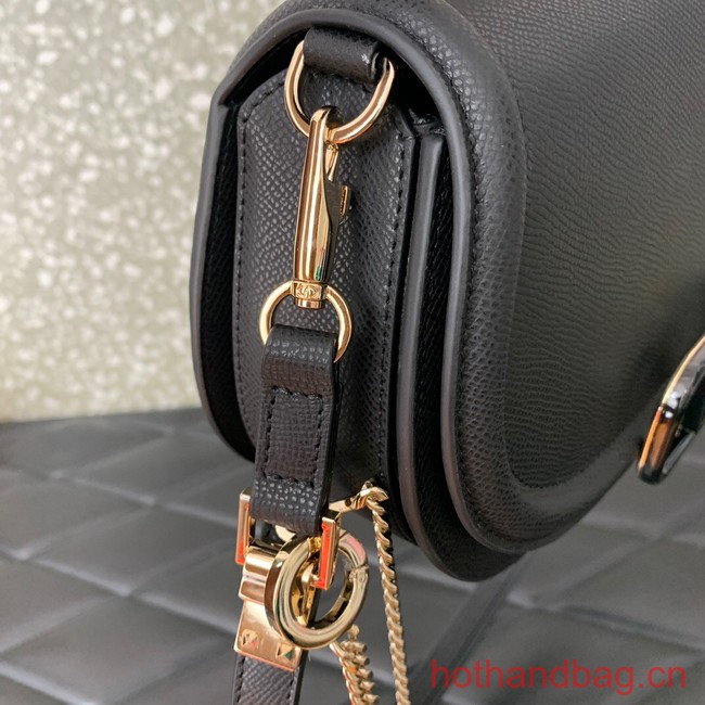 VALENTINO VSLING granular calfskin bag P098 black