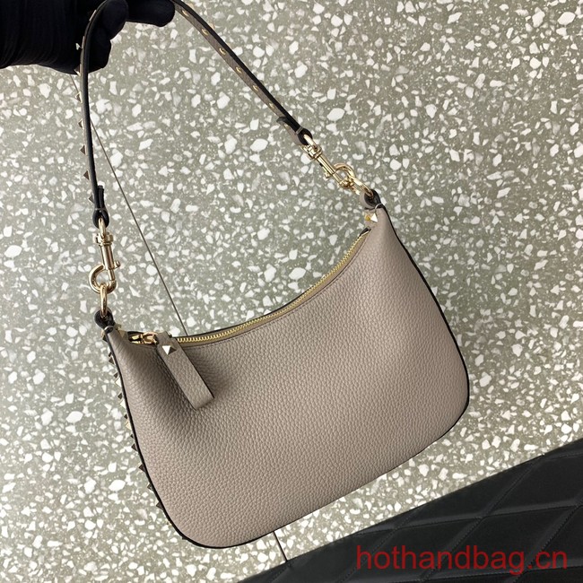 VALENTINO grain calfskin leather bag 0313 gray