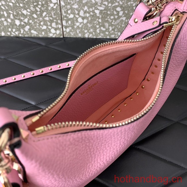 VALENTINO grain calfskin leather bag 0313 pink