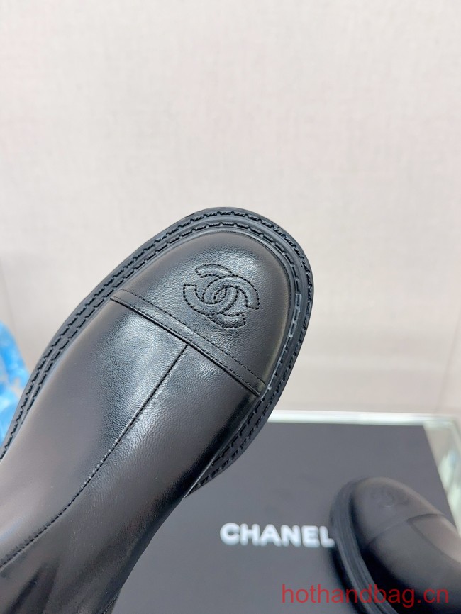 Chanel LEATHER ANKLE BOOT 93706-2