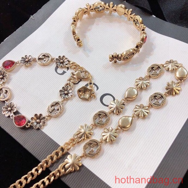 Gucci NECKLACE&Bracelet Three-piece set CE12323