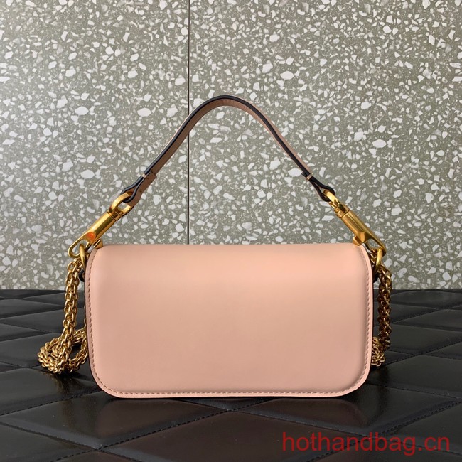 VALENTINO GARAVANI MINI LOCO Calf leather Shoulder Bag 1W2B0K light pink