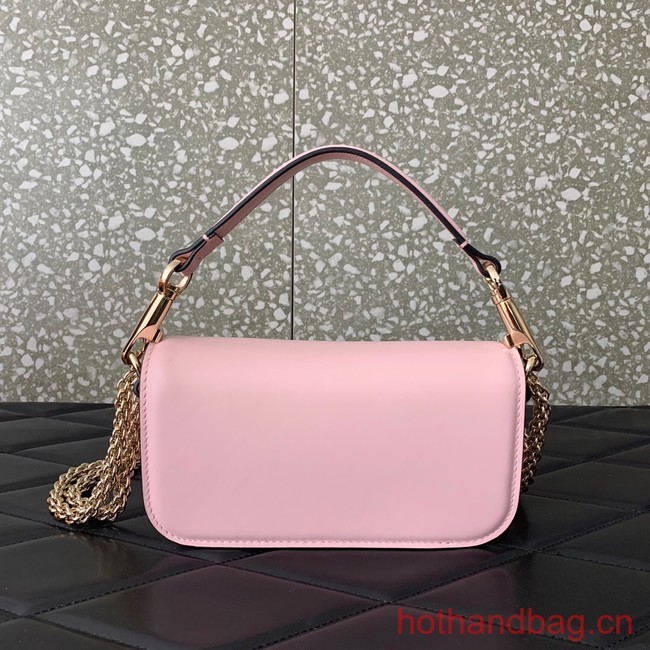 VALENTINO GARAVANI MINI LOCO Calf leather Shoulder Bag 1W2B0K pink