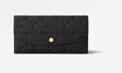 Louis Vuitton Emilie Wallet M62369 black