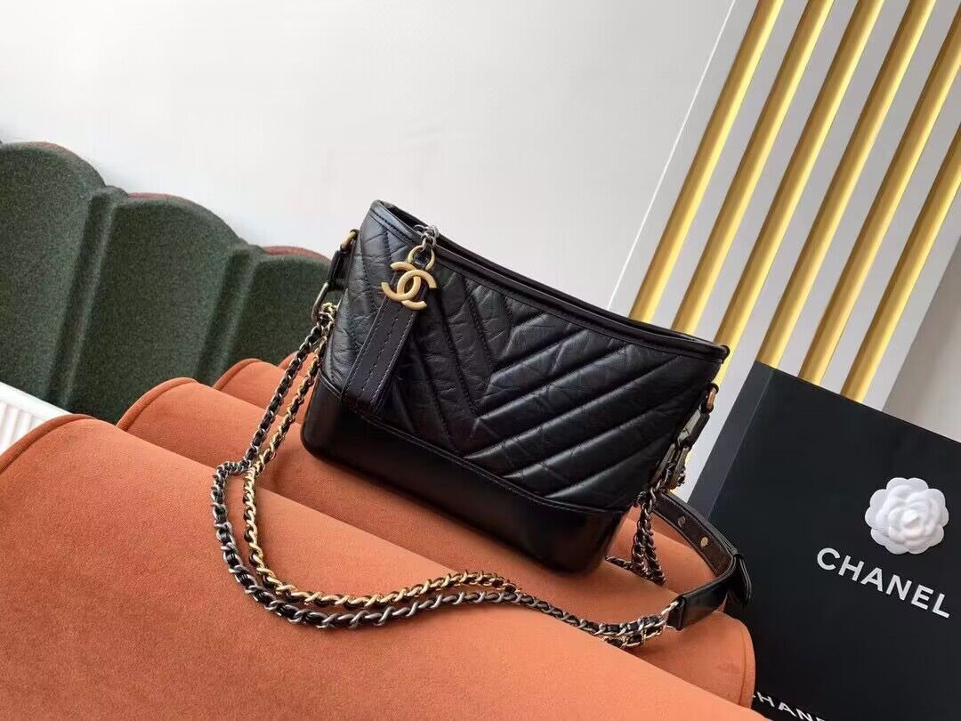 Chanel gabrielle small hobo bag A91810 Black